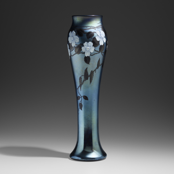 Tiffany Studios Tall vase with 39e488