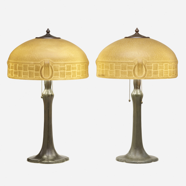 Handel. Mosserine table lamps,