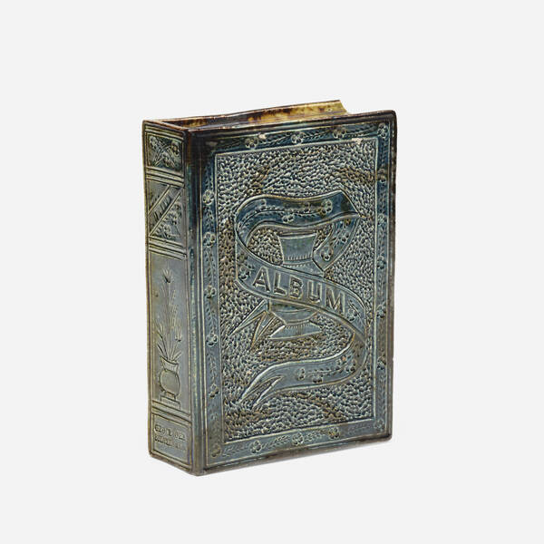 George E. Ohr. Album flask. 1895-96,