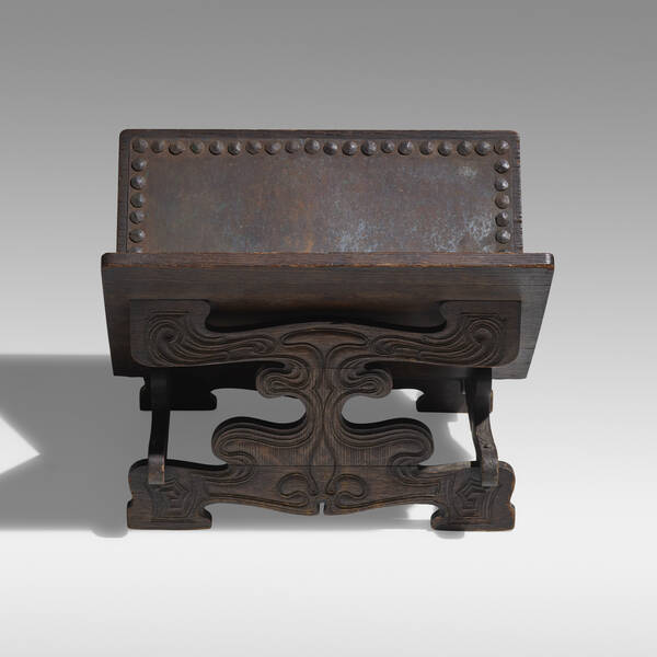 Charles Rohlfs. Log holder. 1901,