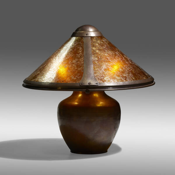 Dirk van Erp. Table lamp. c. 1920,