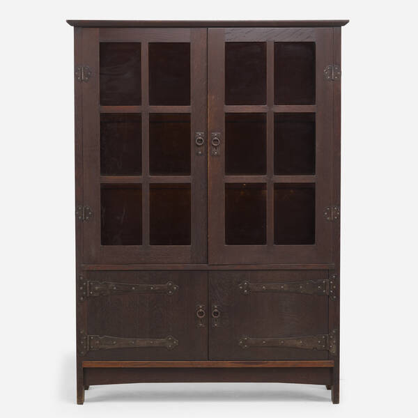 Gustav Stickley Early china cabinet  39e52f