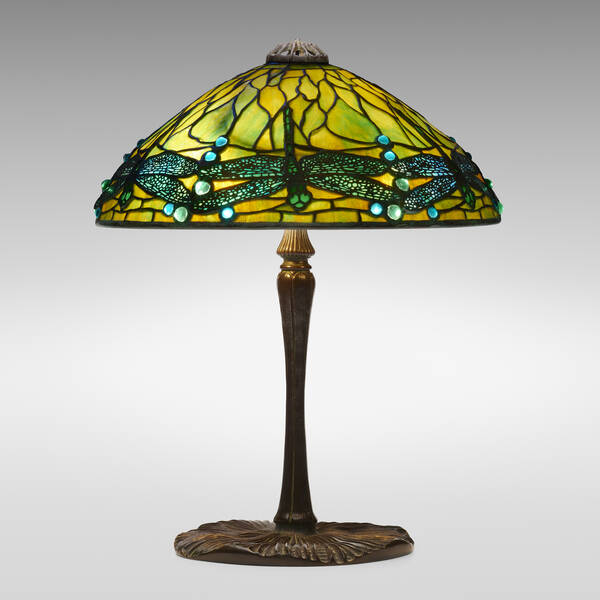 Tiffany Studios. Dragonfly table lamp.