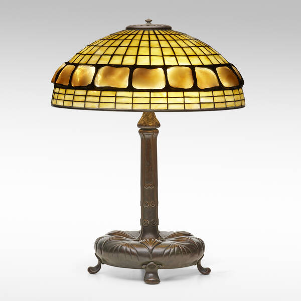 Tiffany Studios. Turtleback table lamp.