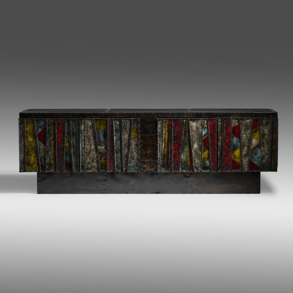 Paul Evans. Deep Relief cabinet, model