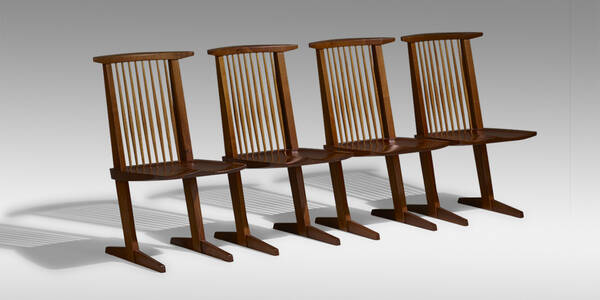 George Nakashima Conoid chairs  39e5d0