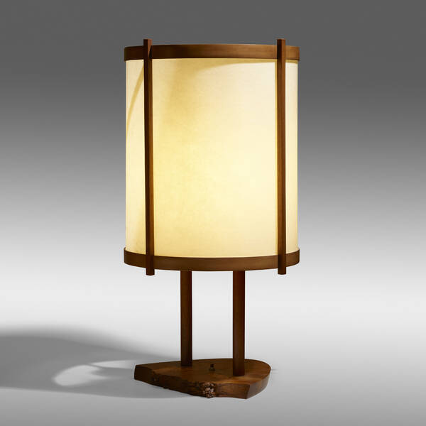 George Nakashima. Table lamp. 1960,