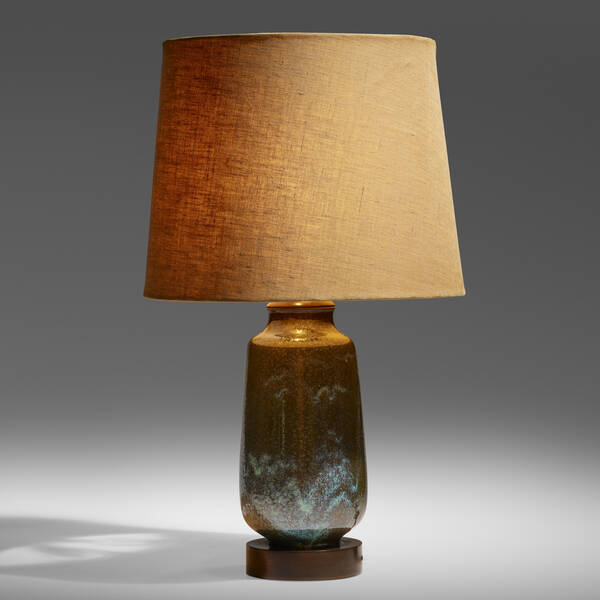 Gertrud and Otto Natzler. Table lamp.