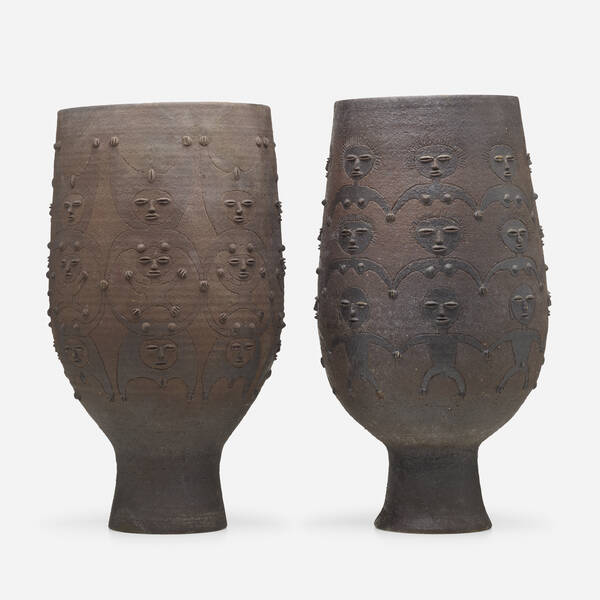 Edwin and Mary Scheier Large vases  39e685