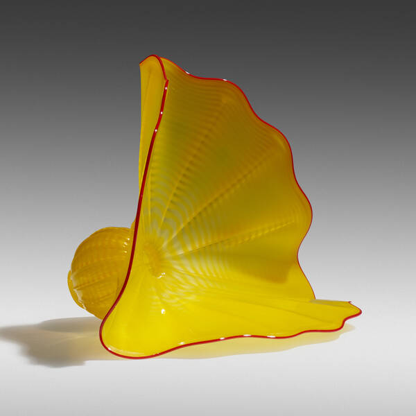 Dale Chihuly Yellow Persian Seaform  39e6c4