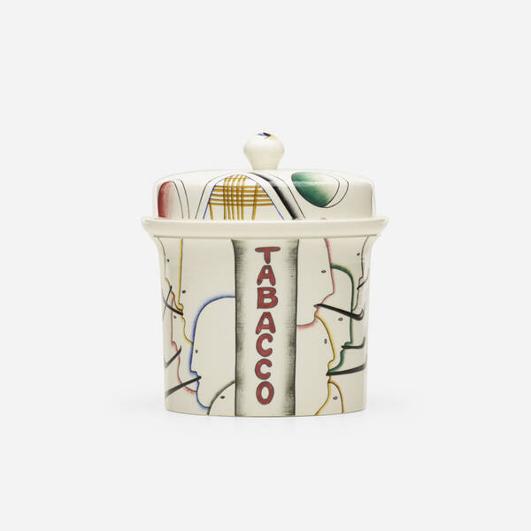 Gio Ponti Tabacco jar 1928 glazed 39e708