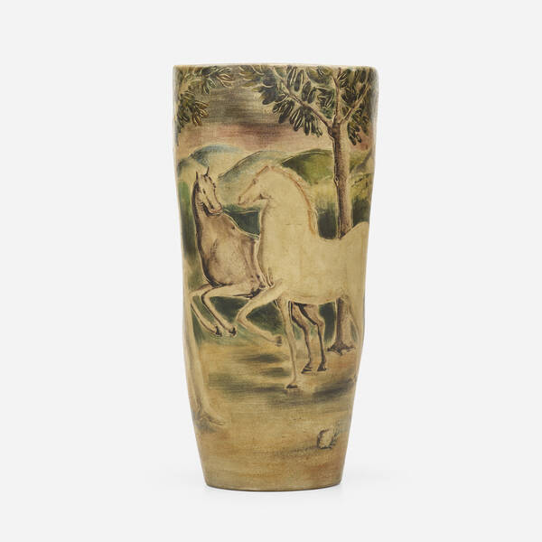 Marcello Fantoni Equestrian vase  39e720