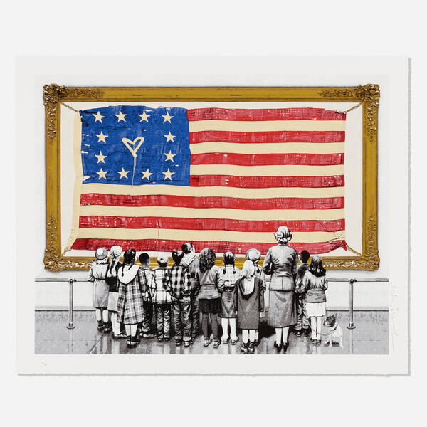 Mr. Brainwash b.1966. Old Glory.