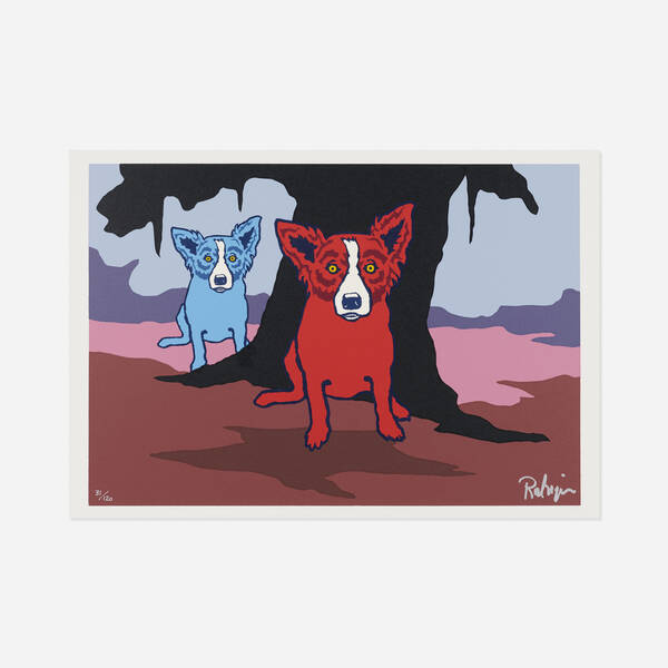 George Rodrigue 1944–2013. Blue