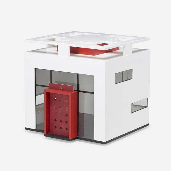 Modern. Mondrian Doghouse. lacquered