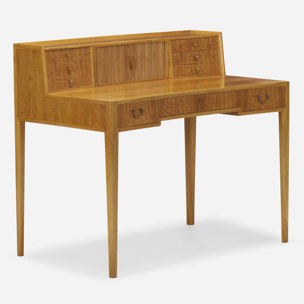 Swedish. Desk. c. 1955, walnut,