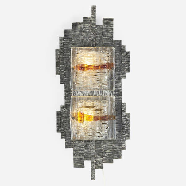 J.T. Kalmar. Sconce. c. 1965, molded