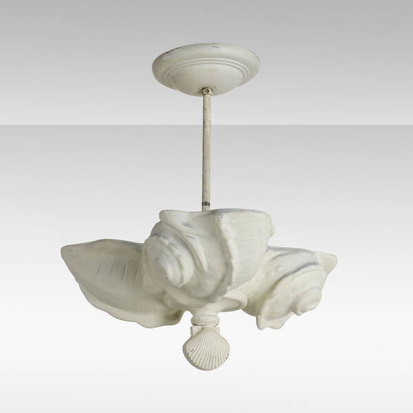 Sirmos Chandelier c 1970 enameled 39e848