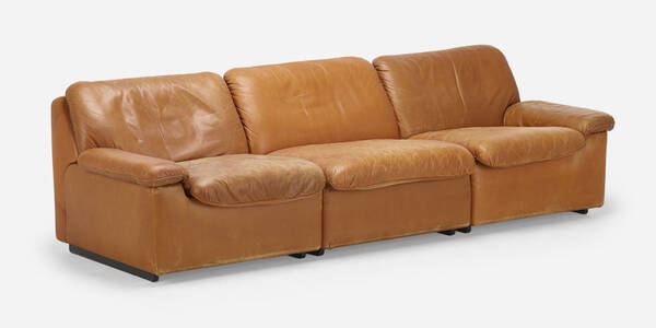 De Sede. Sofa. c. 1980, leather,