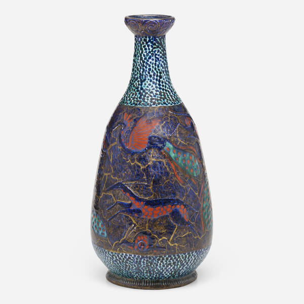 Jean Mayodon Vase c 1930 glazed 39e892