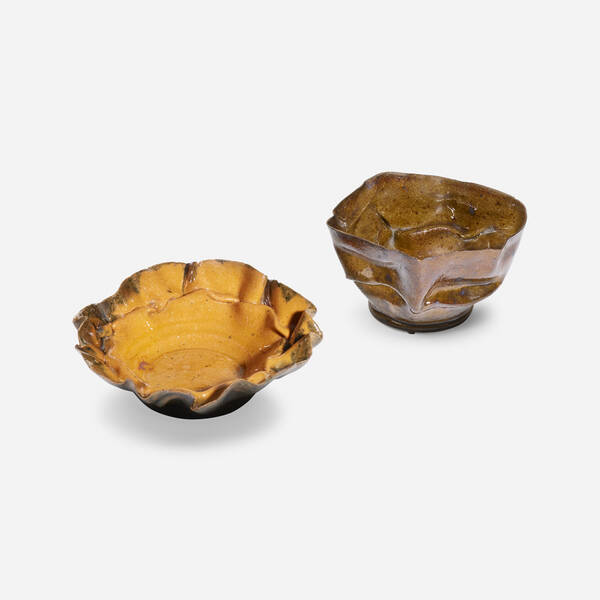 George E. Ohr. Small vessels, set