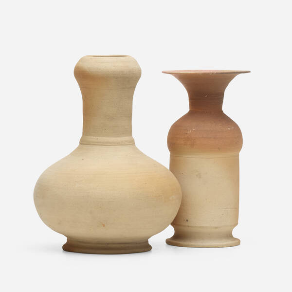 George E Ohr Bottle vases set 39e8d0