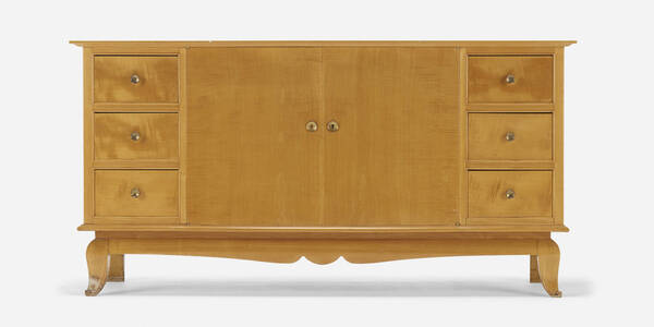 Art Deco. Cabinet. c. 1935, curly