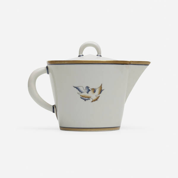 Gio Ponti Teapot c 1930 glazed 39e98b