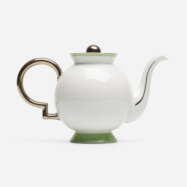 Gio Ponti Teapot c 1930 glazed 39e984