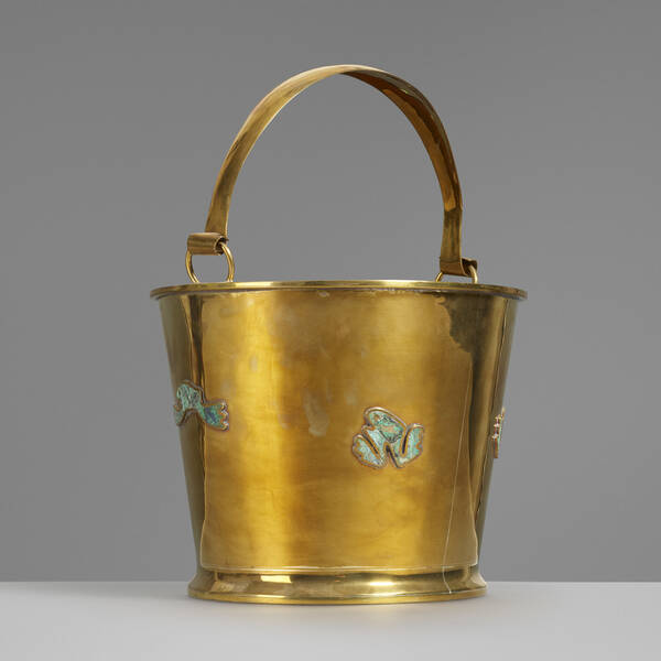 Los Castillo. Bucket. c. 1955, brass,