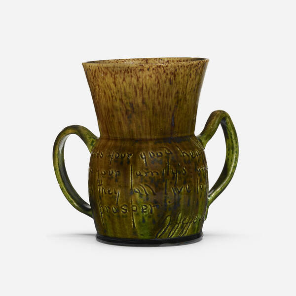 George E. Ohr. Jefferson mug. 1896,