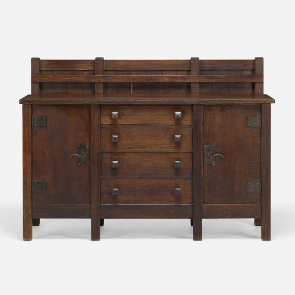 Gustav Stickley. Rare and Early sideboard.