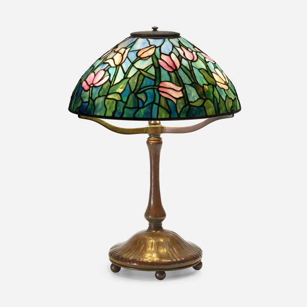 Tiffany Studios. Tulip table lamp. c.