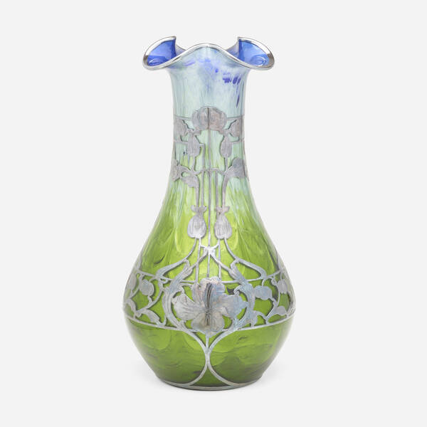 Loetz Titania vase with overlay 39ea73