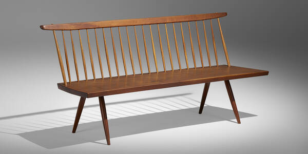 George Nakashima Bench with Back  39eaca