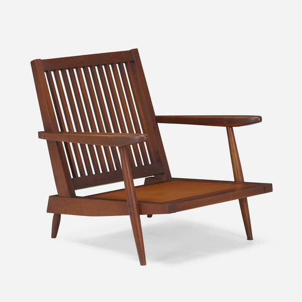 George Nakashima. Cushion armchair.