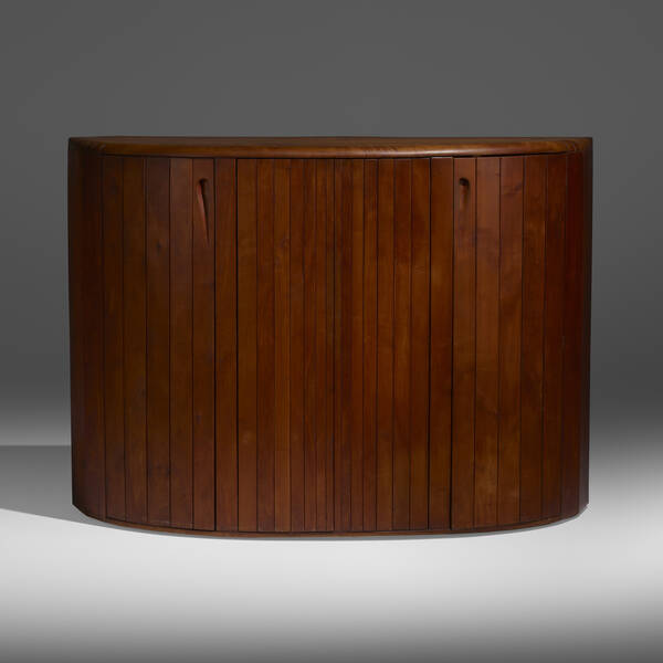 Wharton Esherick. Demilune cabinet.