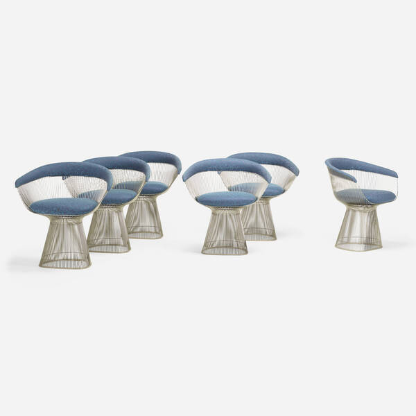 Warren Platner. Chairs, set of