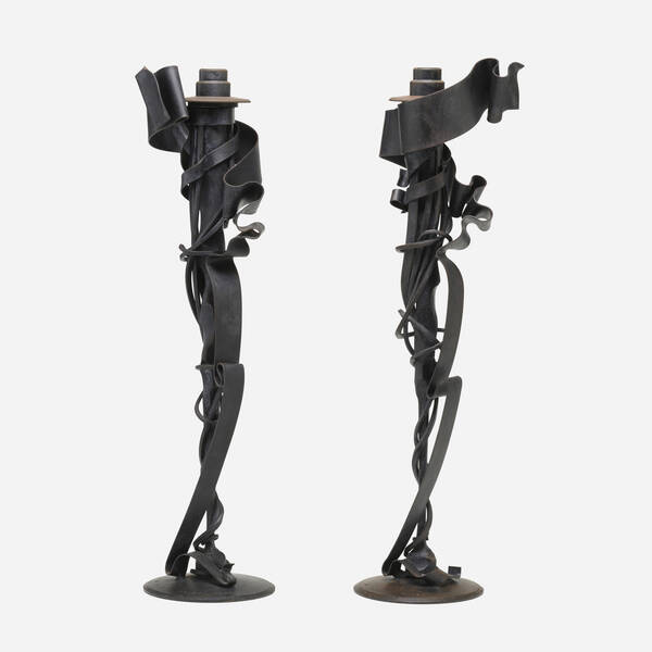 Albert Paley. Millennium candleholders,