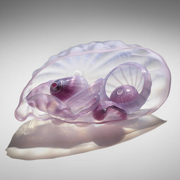 Dale Chihuly. Pink Seaform Set