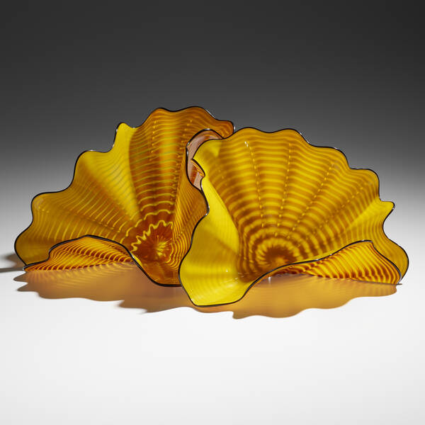 Dale Chihuly Radiant Persian Pair  39ebbc