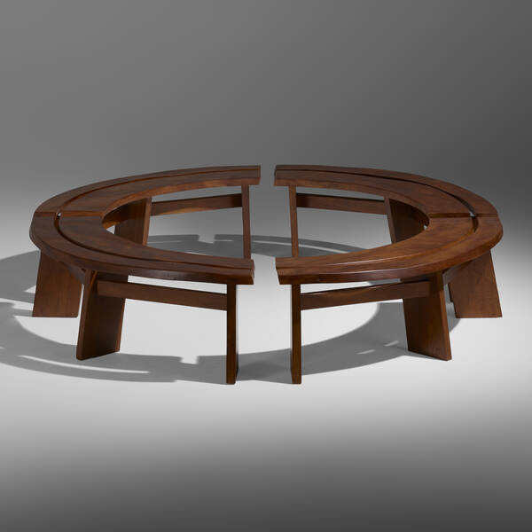 Pierre Chapo. Curved benches model