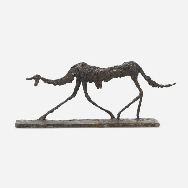 Wendy Fisher b.1956. Dog I. bronze