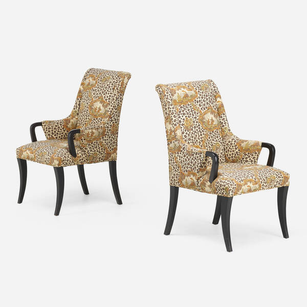 Modern. Lounge chairs, pair. c. 1950,