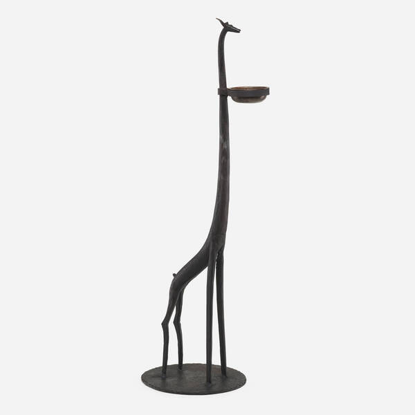 Mary Colter. Giraffe ashtray stand.