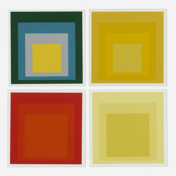 Josef Albers 1888–1976. Four works