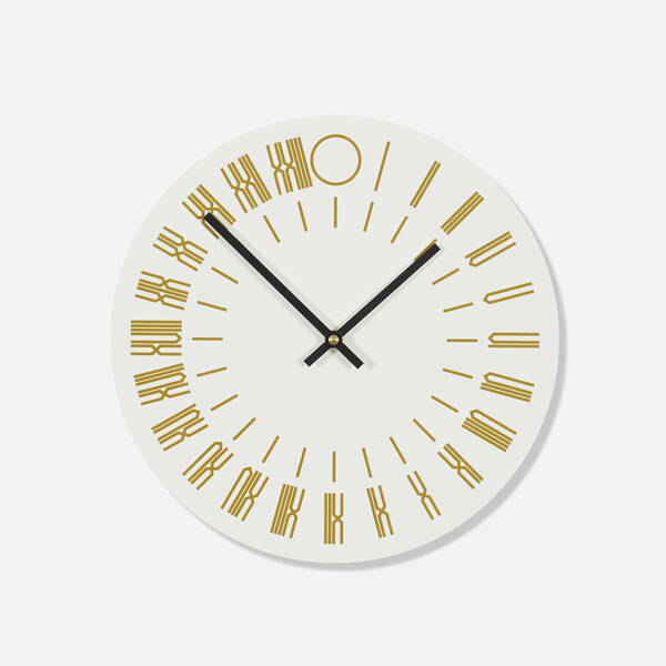 Tauba Auerbach. 24-hour wall clock.
