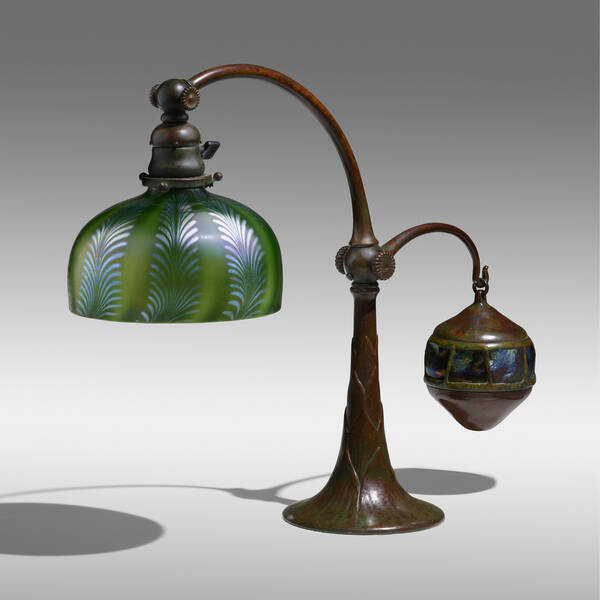 Tiffany Studios. Rare Turtleback counterbalance