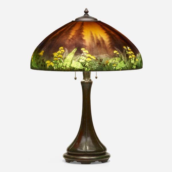Handel Fine table lamp with butterfly  39ee03