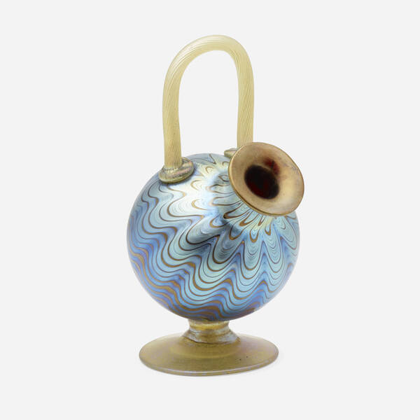 Loetz Ph nomen vase with handle 39ee1c